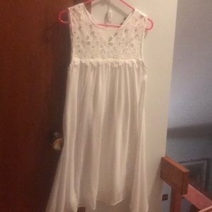 NWOT white dress